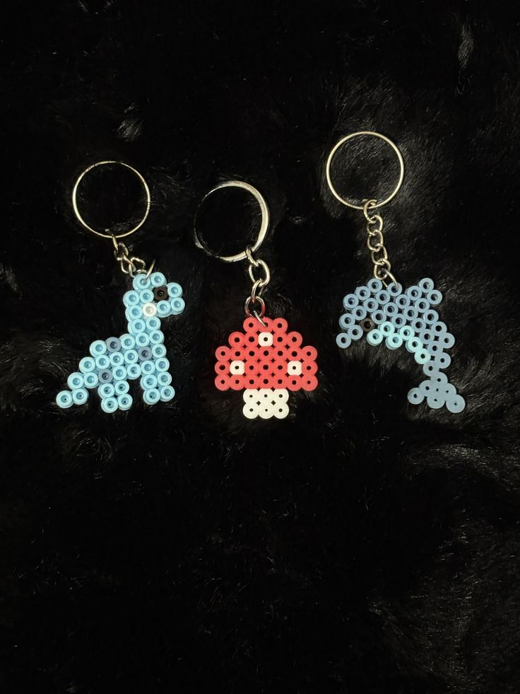 perler bead keychains