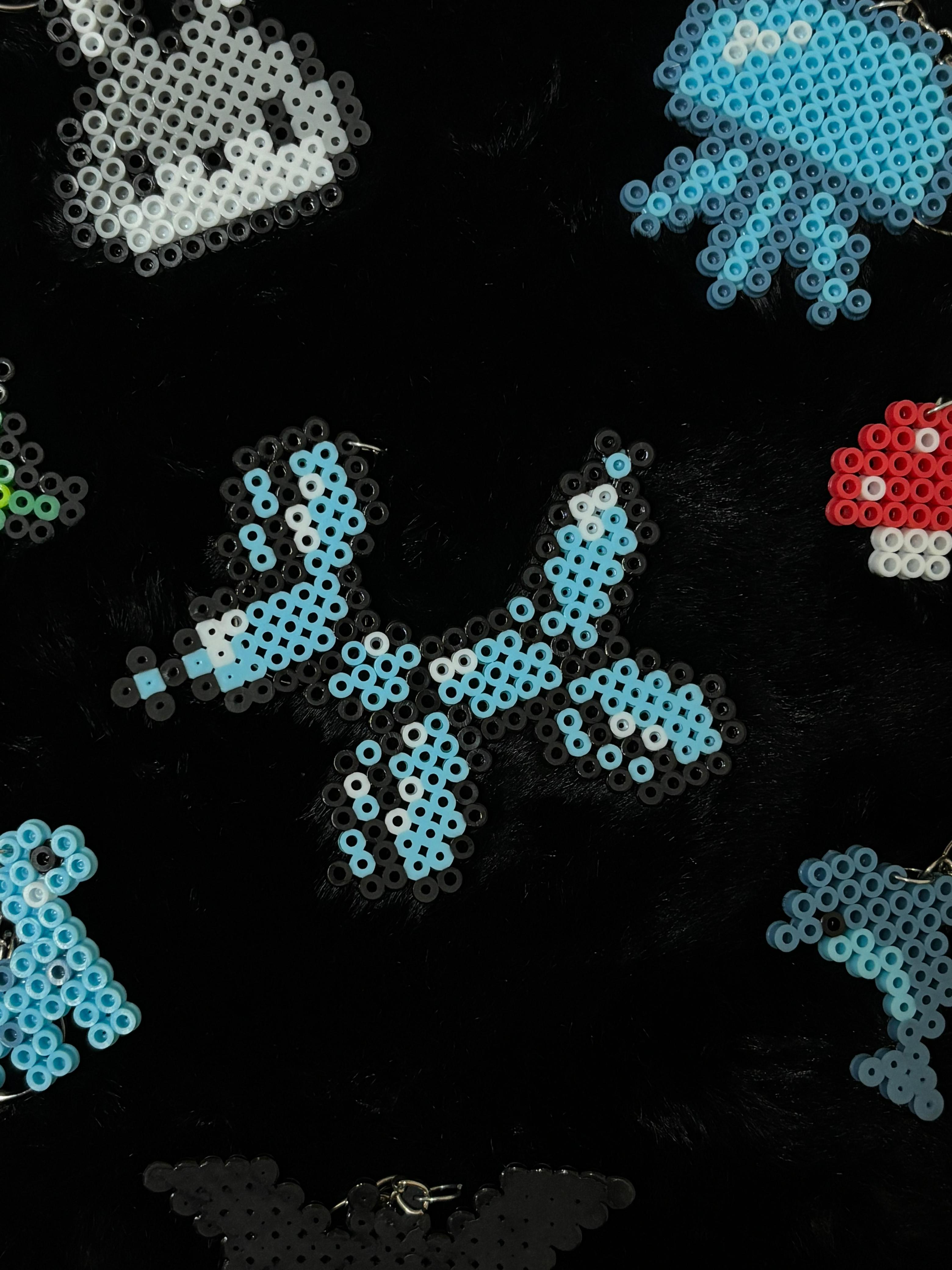 perler bead keychains